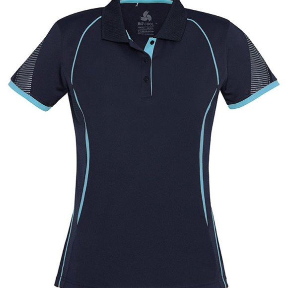 Ladies Polo Navy Sky